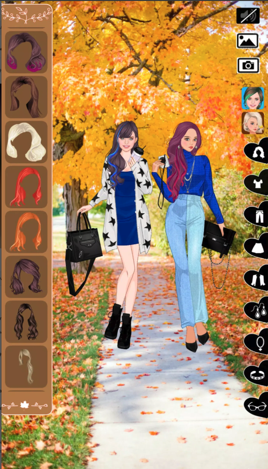 Autumn fashion game for girls screenshot 7