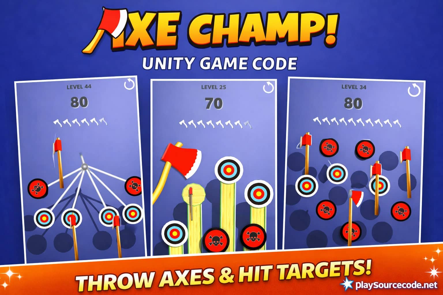 Axe Champ Unity Game Code screenshot 6