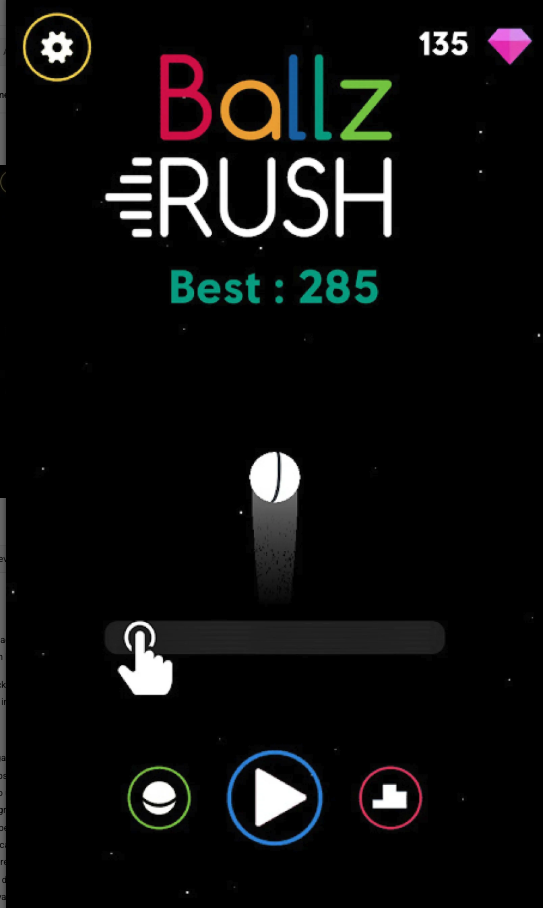 Ballz Rush Unity Game Source Code – Endless Survival Arcade Game screenshot 4
