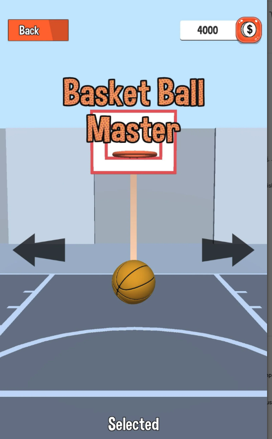 Basketball Master Unity Game Source Code – 3D Basketball Shooting Game screenshot 2