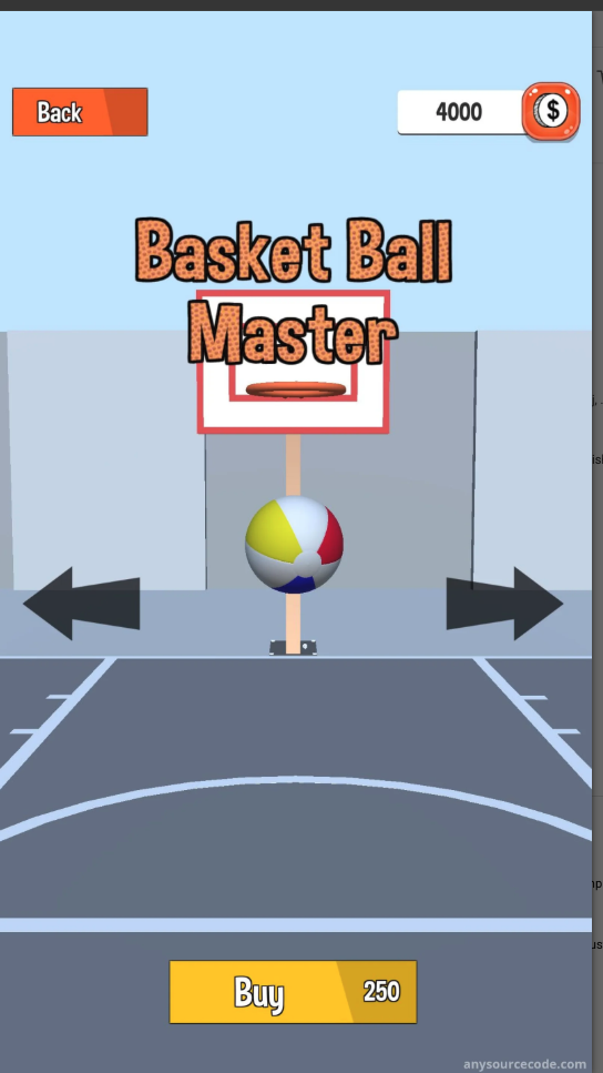 Basketball Master Unity Game Source Code – 3D Basketball Shooting Game screenshot 8