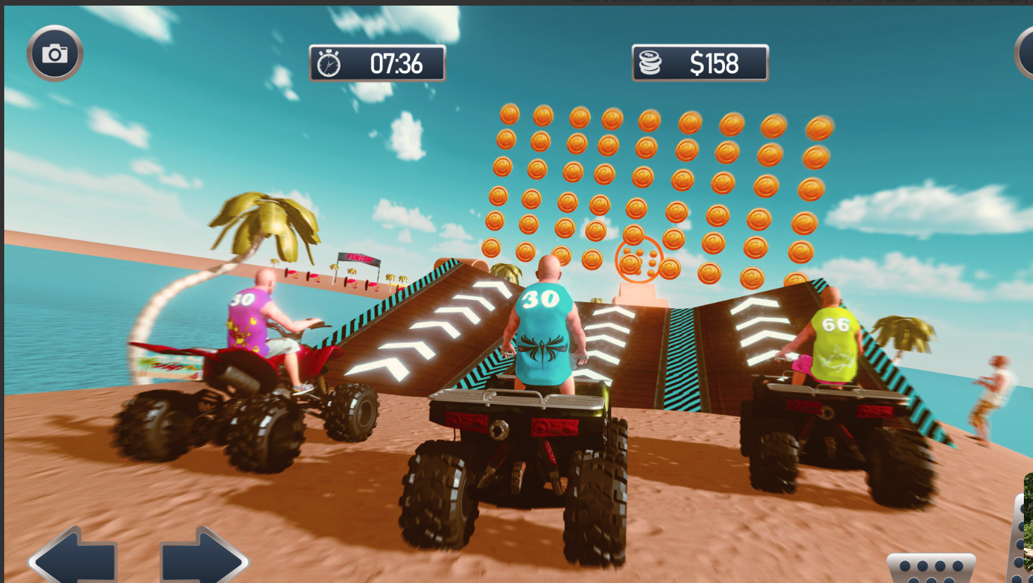 Beach ATV Bike Quad Stunt Racing source code