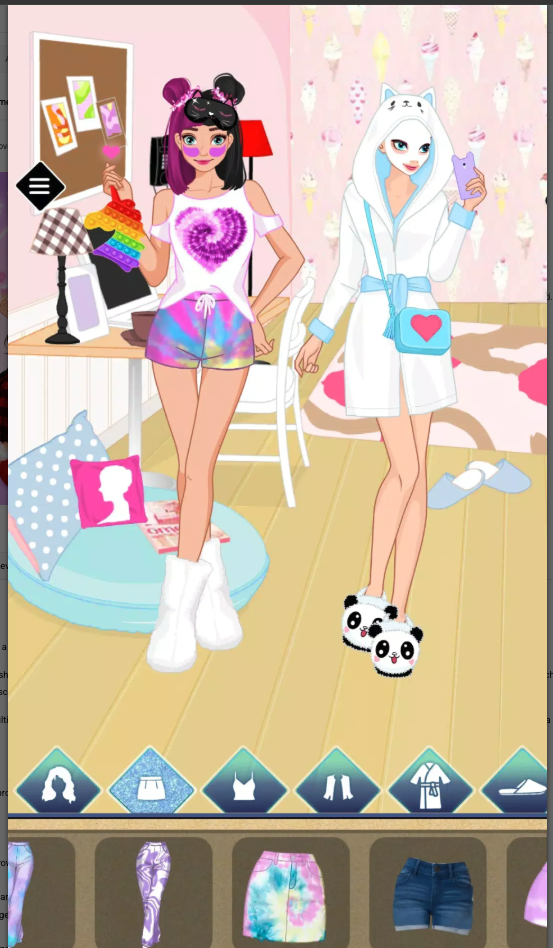 BFF Sleepover Dress Up Game screenshot 4