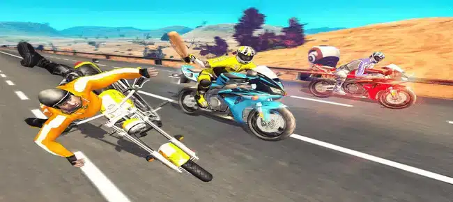 Bike Attack Racing 3D – Action Highway Game – SellUnitySourceCode.com screenshot 4