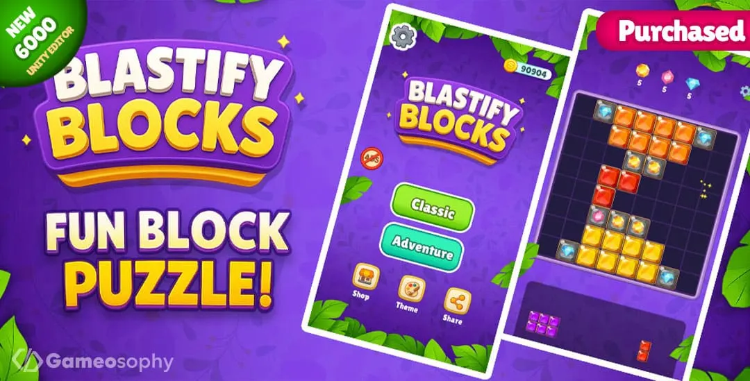 Blastify Blocks – Complete Unity Game source code