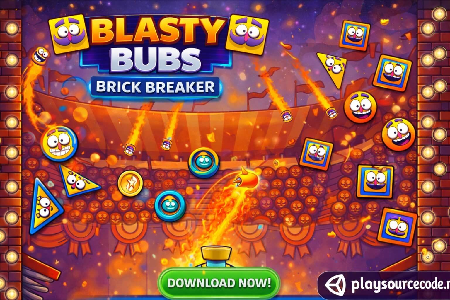 Blasty Bubs: Brick Breaker Unity Source Code