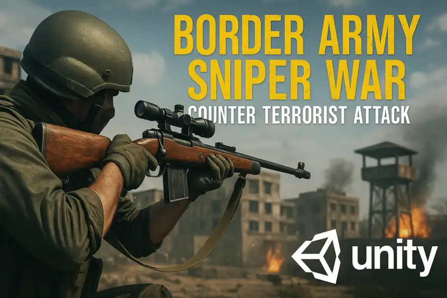 Border Army Sniper War: Counter Terrorist Attack SellUnitySourceCode screenshot 2