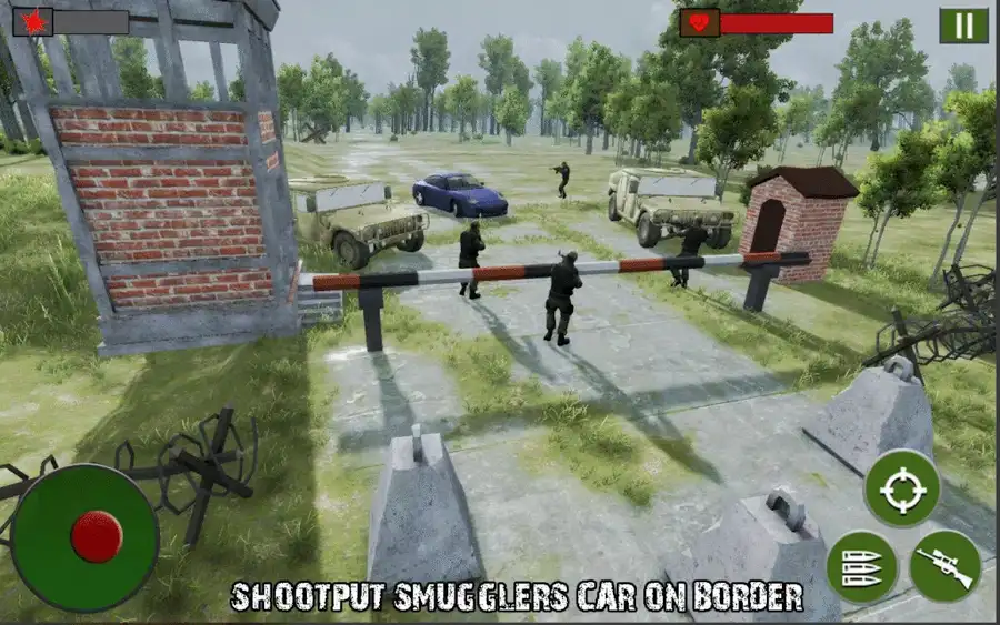 Border Army Sniper War: Counter Terrorist Attack SellUnitySourceCode screenshot 5