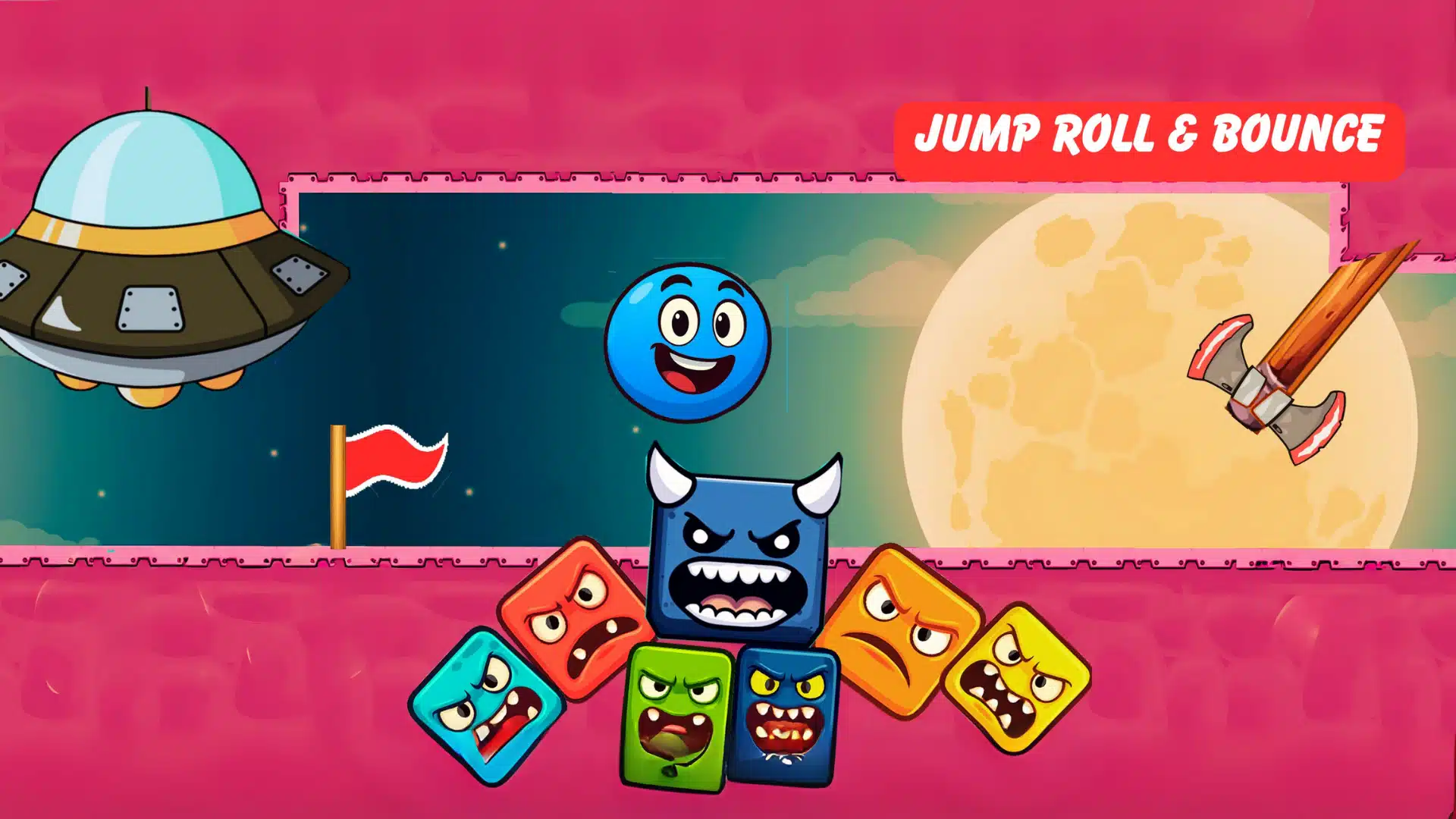 Bossy Ball 5: Bounce Jump Roll Unity Game screenshot 5