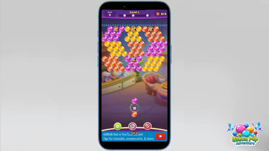 Bubble Pop Adventure – Complete Unity Game screenshot 2
