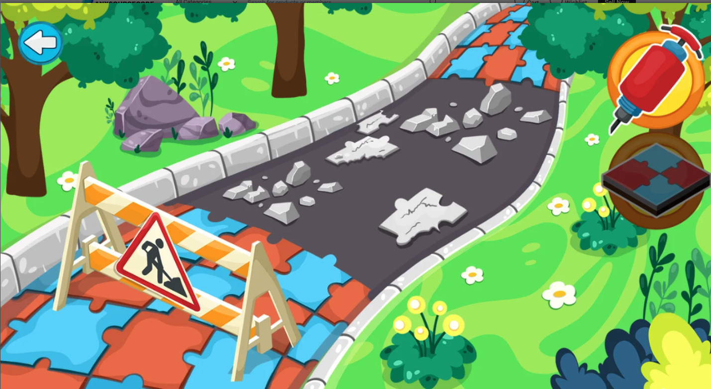 Builder Unity Source Code – Educational Construction Game Template for Kids screenshot 3