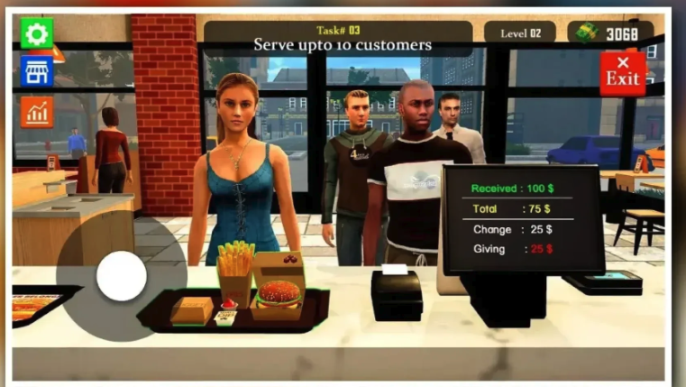 Burger Restaurant Simulator 3D screenshot 2