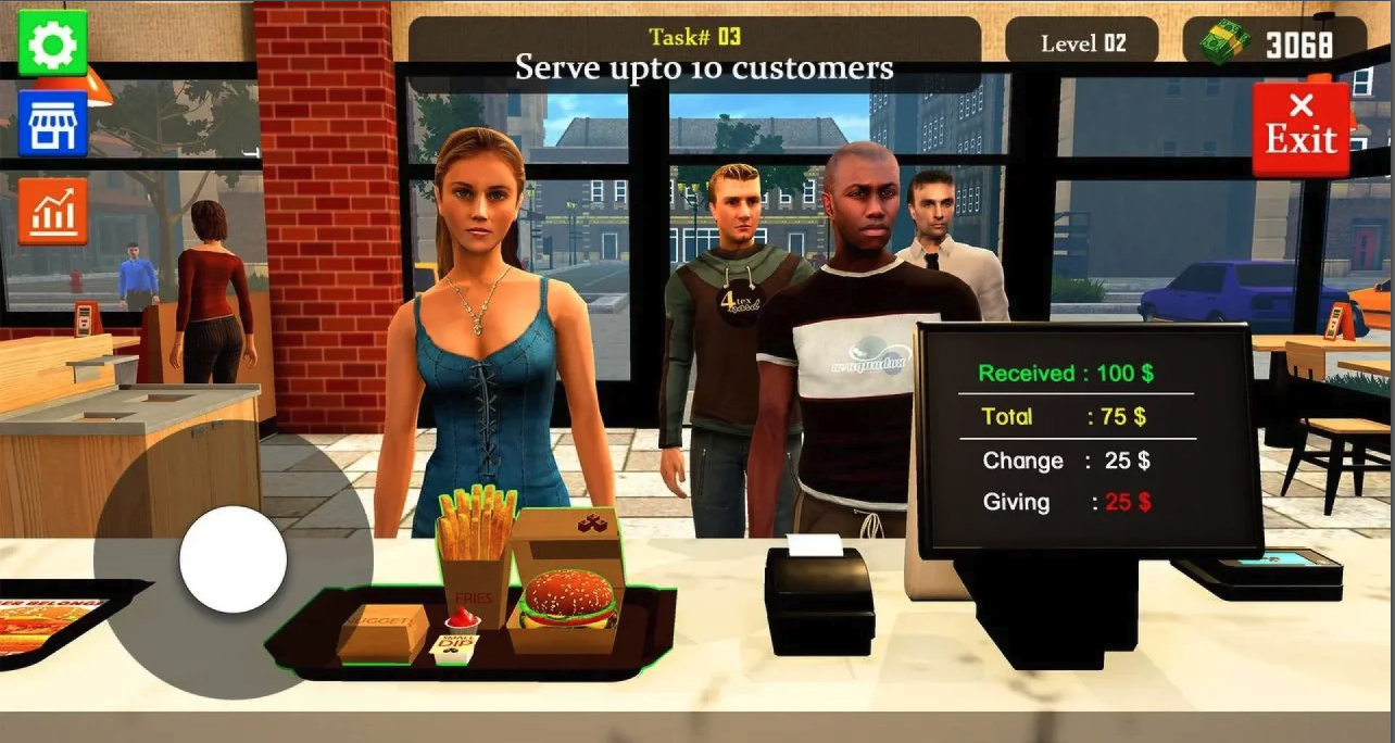 Burger Restaurant Simulator 3D screenshot 4