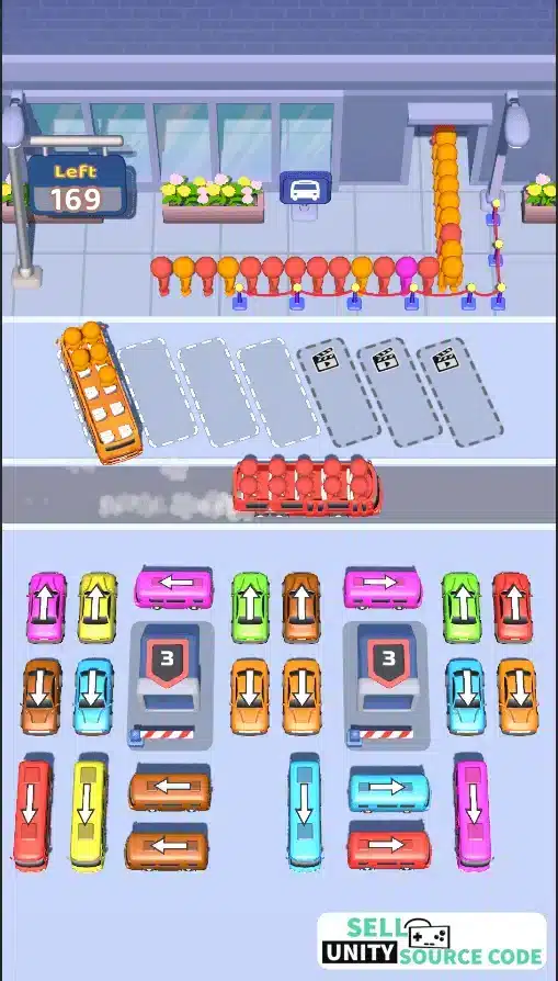Bus Mania Jam Game SellUnitySourceCode screenshot 3