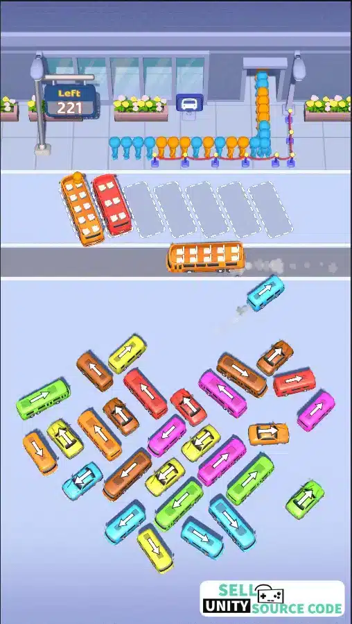 Bus Mania Jam Game SellUnitySourceCode screenshot 5