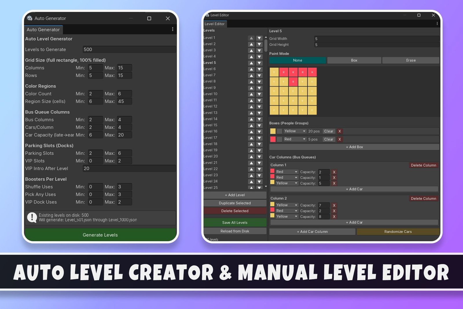 Bus Out Crowd Jam - Unity 3D Puzzle Template screenshot 4
