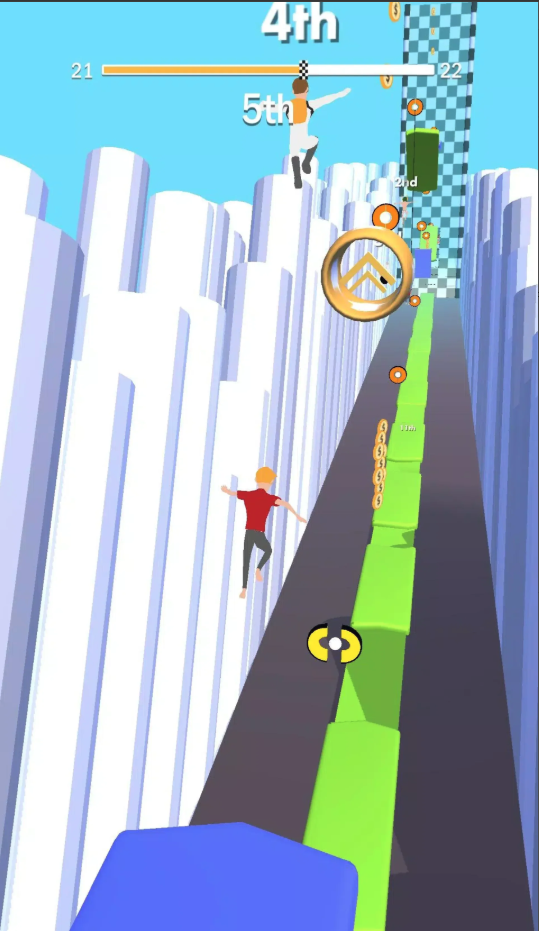 🪢 Cable Swing - Rope Swing Racing Unity Game screenshot 5
