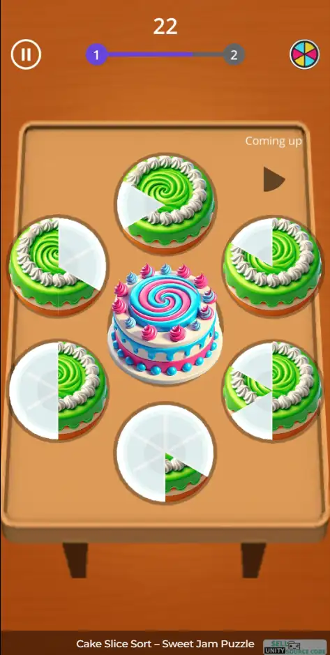 Cake Slice Sort – Sweet Jam Puzzle Sellunitysourcecode.com screenshot 5