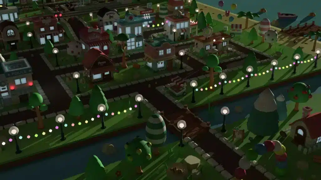 Cartoon Town - Low Poly Assets Sellunitysourcecode screenshot 3