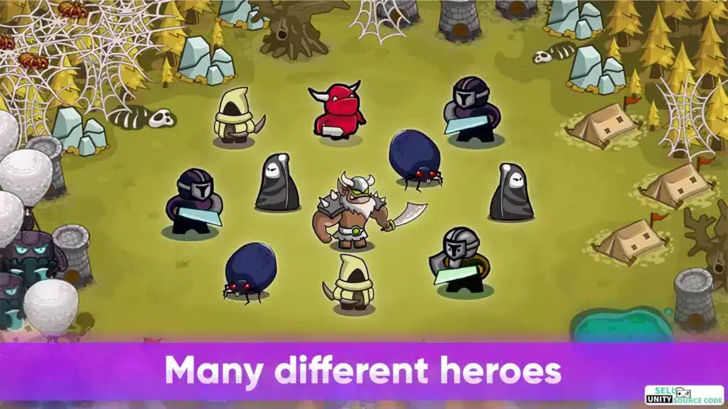 Castle Defense - Tower Defense SellUnitySourceCode  screenshot 3