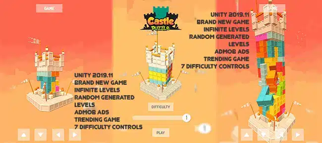 Castle Puzzle || Trending Casual Puzzle Game SellUnitySourceCode source code