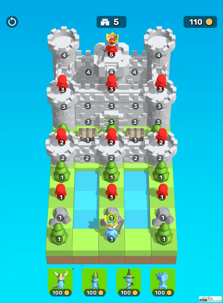 Castle PuzzleCastle Puzzle SellUnitySourceCode  screenshot 2