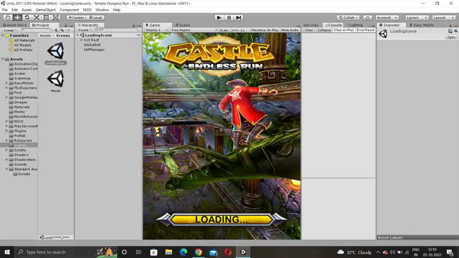 Castle Temple Endless Run SellUnitySourceCode screenshot 5