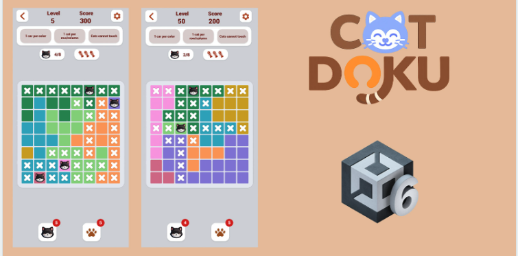Catdoku Unity Source Code – 1500 Levels + Level Editor Logic Puzzle Game Template | sellunitysourcecode.com source code