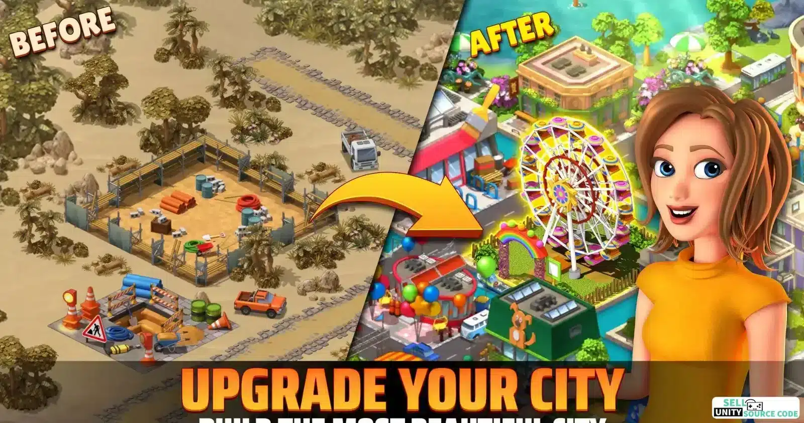 City Island 5 - Building Sim High Quality SellUnitySourceCode source code