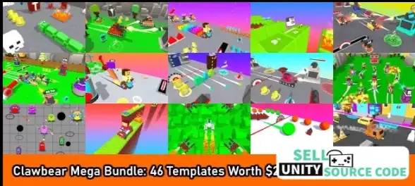 🎮 Clawbear Games Mega Unity Bundle – 46 Premium Templates | SellUnitySourceCode.com source code