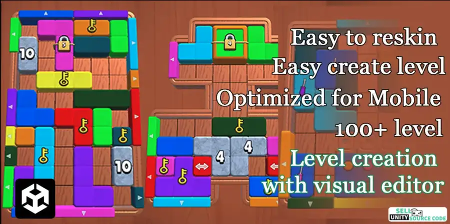🧩 Color Block Jam 3D – Wood Block Puzzle Adventure | SellUnitySourceCode.com source code