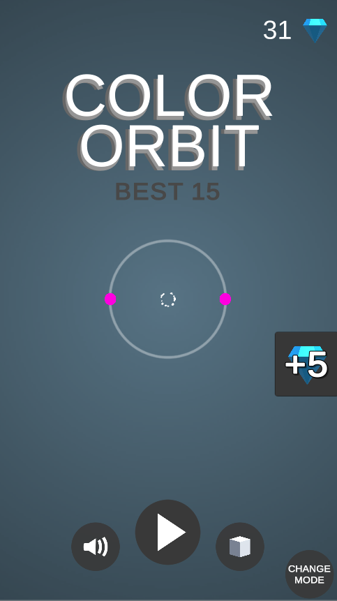 Color Orbit - Complete Unity Game + Admob screenshot 2