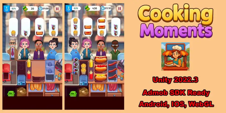 Cooking Moments Unity project source code