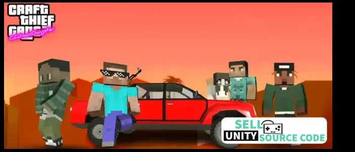 Craftman Thief Gangster 3D SellUnitySourceCode screenshot 5