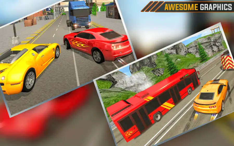 Crazy Car Racing : Highway Traffic Driver SellUnitySourceCode source code