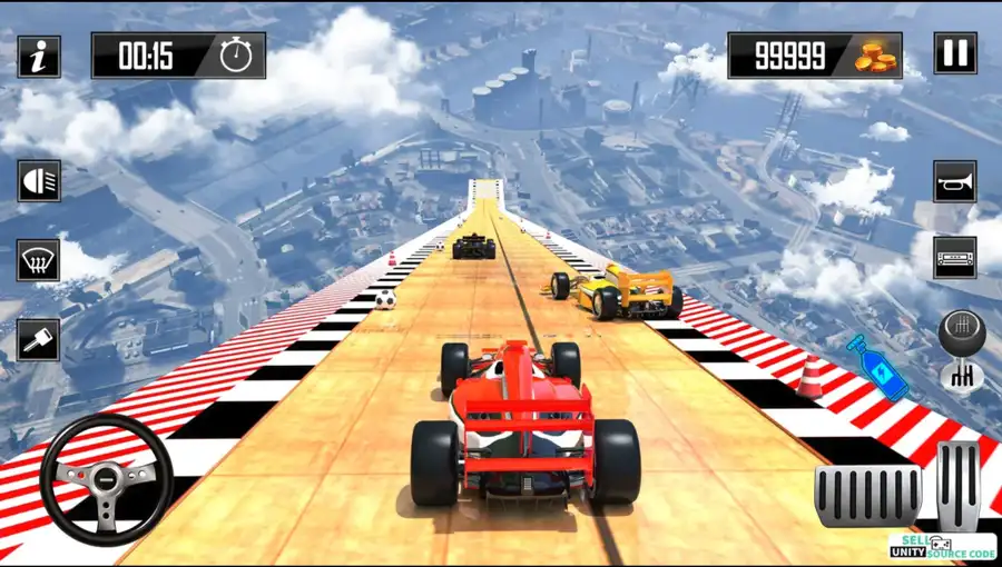 Crazy Car Stunts: Ramp Racing SellUnitySourceCode source code