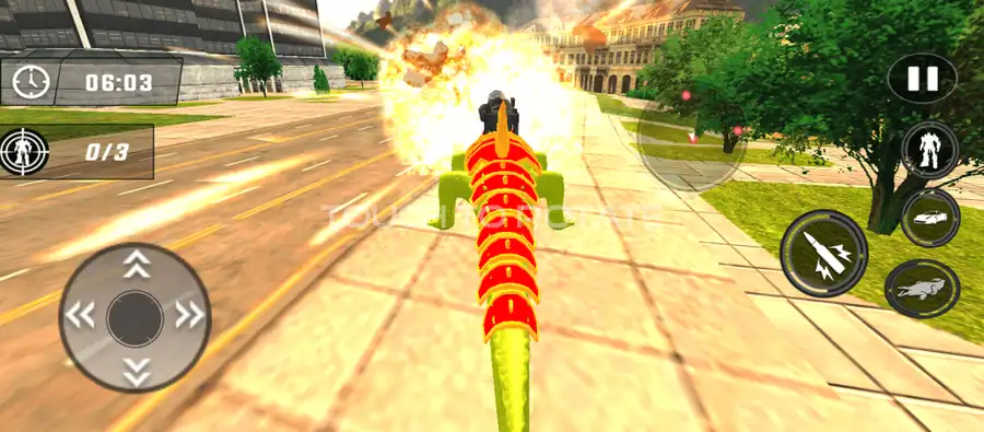 Crocodile Robot Transform Game 2022 SellUnitySourceCode screenshot 3