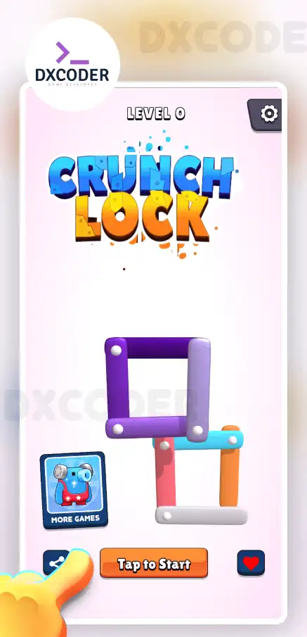 Crunch Lock ! Trending Game SellUnitySourceCode screenshot 4