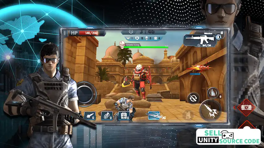 CS War King SellUnitySourceCode screenshot 3