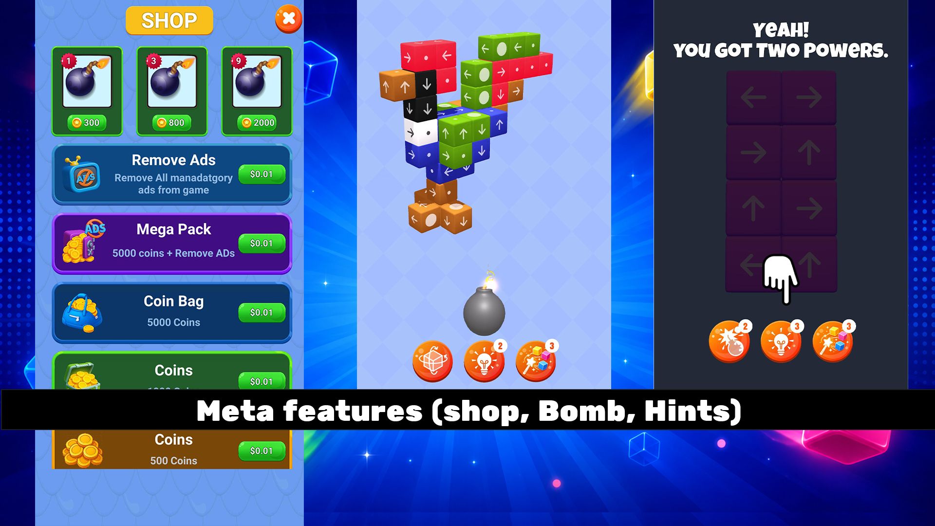 Cube Away –Tap 3D Block Puzzle Unity Template screenshot 6