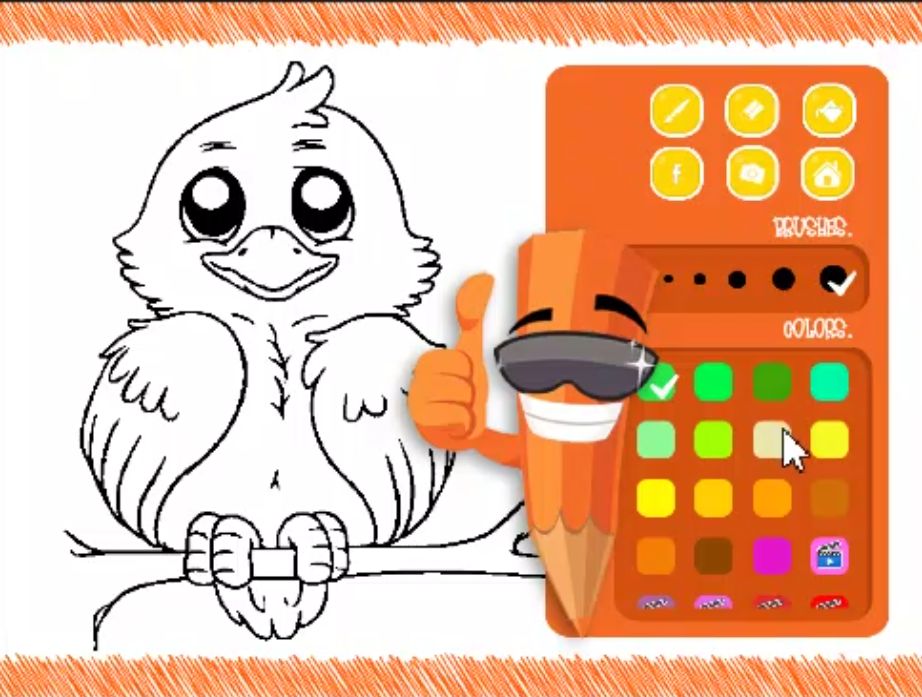 Cute Bird Painter - Unity Source Code screenshot 4