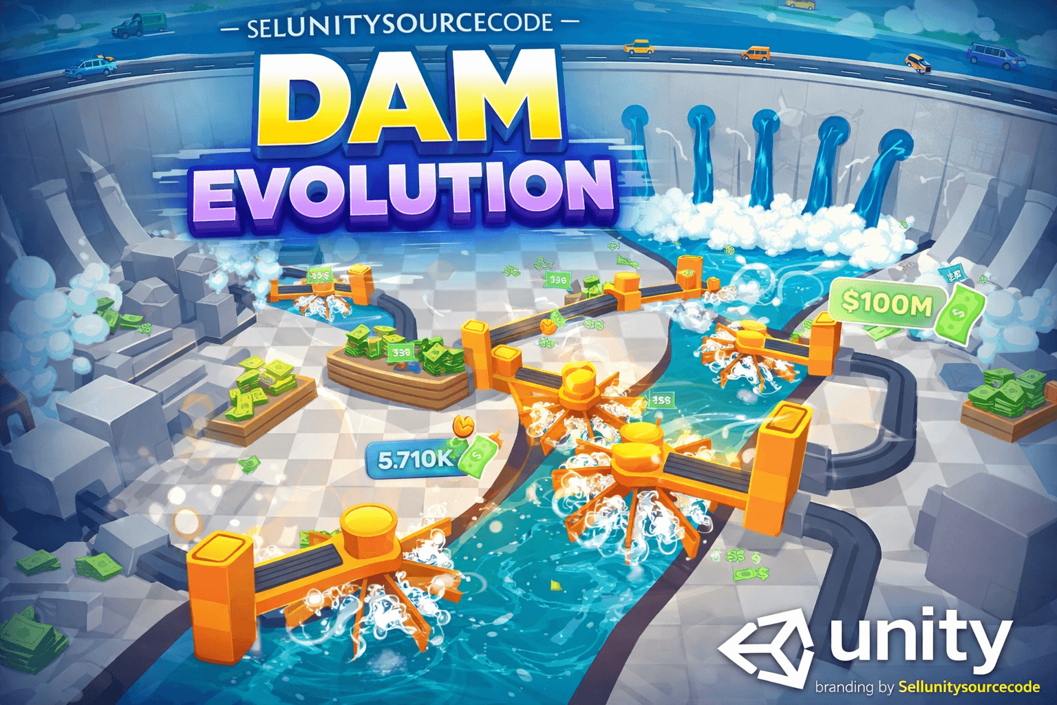 Dam Evolution – Idle Upgrade & Resource Management Game source code