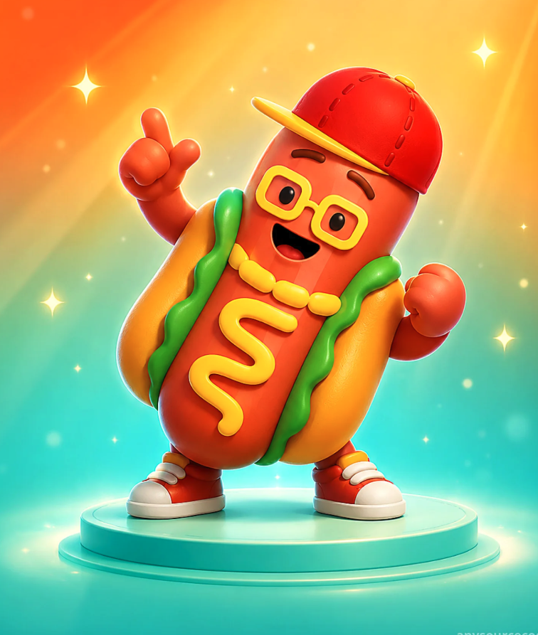 Dancing Hotdog Unity Game Source Code – Endless Jumping Arcade Game screenshot 2