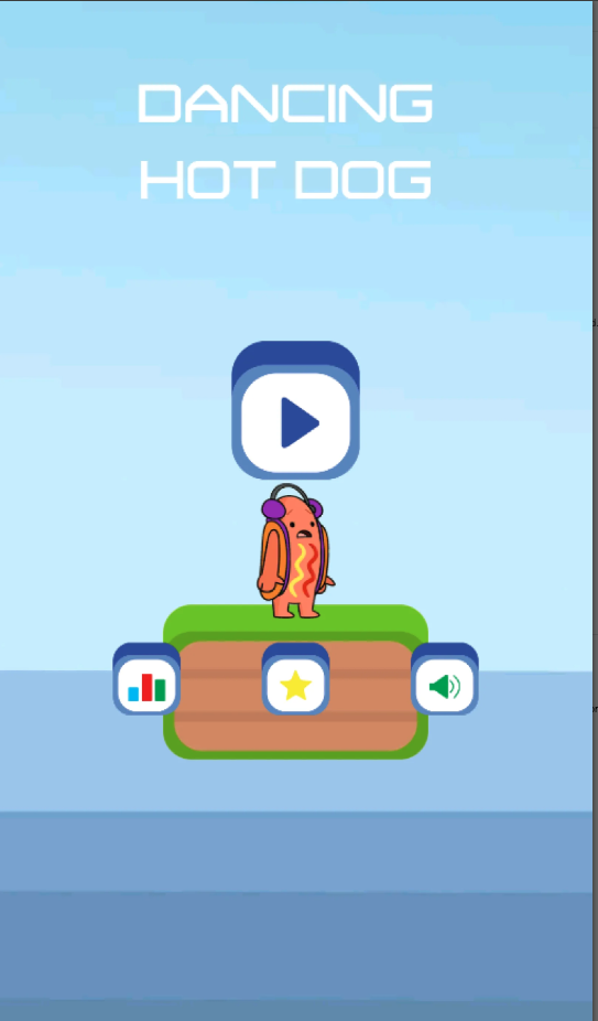 Dancing Hotdog Unity Game Source Code – Endless Jumping Arcade Game screenshot 6