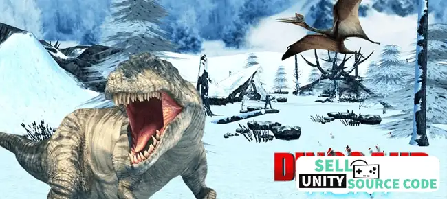 Deadly Dinosaur Hunter Shooting FPS game SellUnitySourceCode screenshot 4
