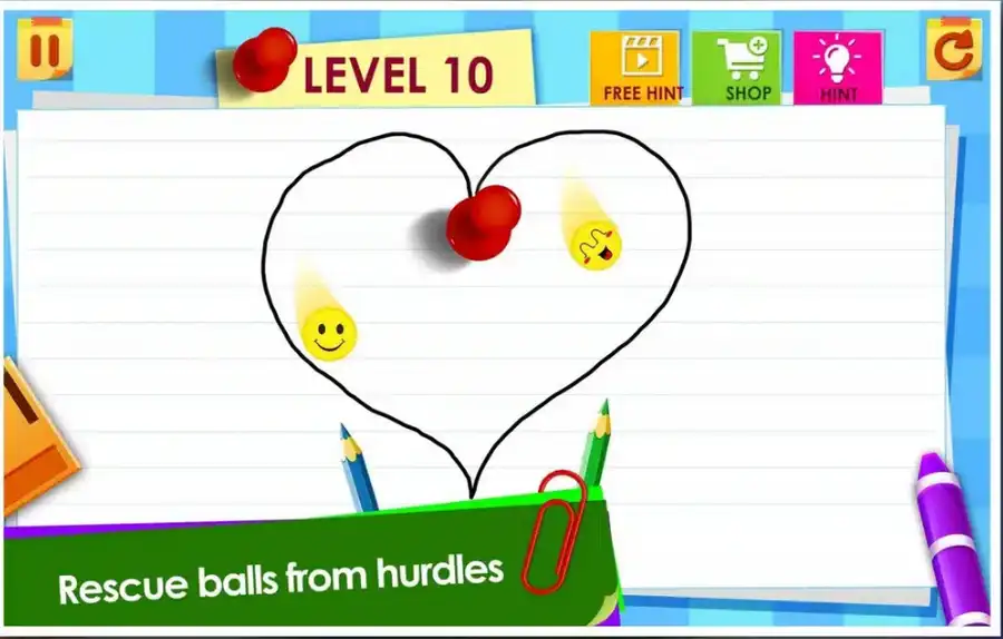 Desktop Balls: Emoji Love Puzzle screenshot 5
