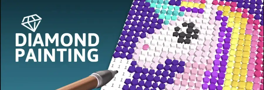 Diamond Painting ASMR Coloring SellUnitySourceCode