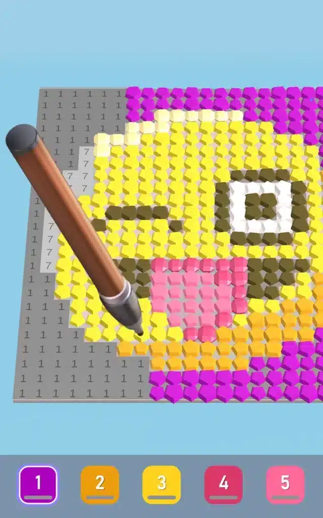 Diamond Painting ASMR Coloring SellUnitySourceCode screenshot 4