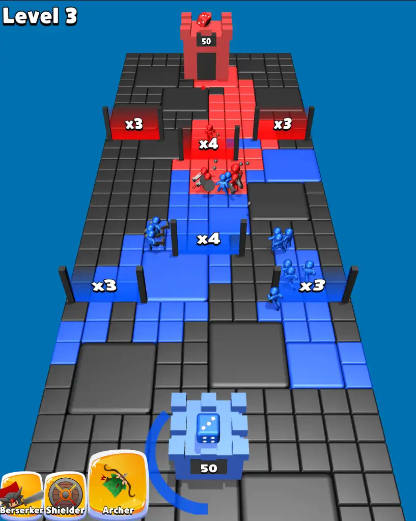 Dice Clone War SellUnitySourceCode screenshot 3
