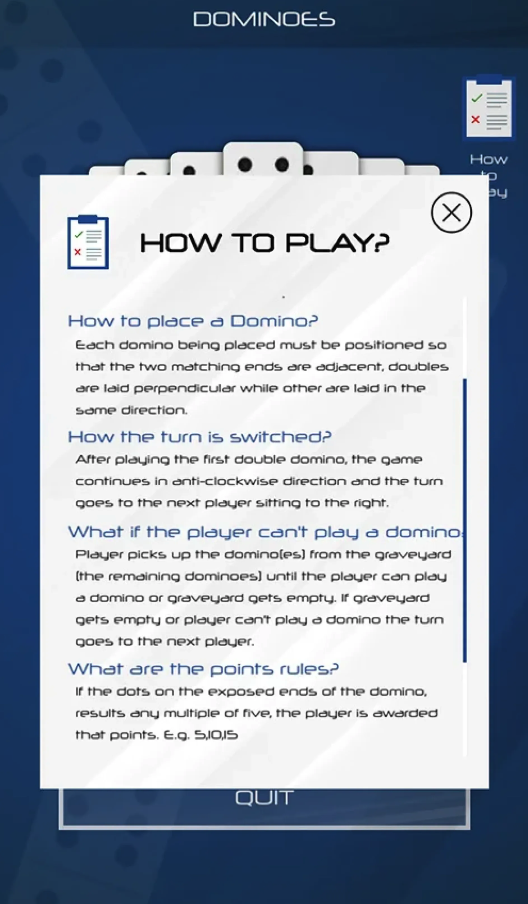 Dominoes Singleplayer screenshot 4